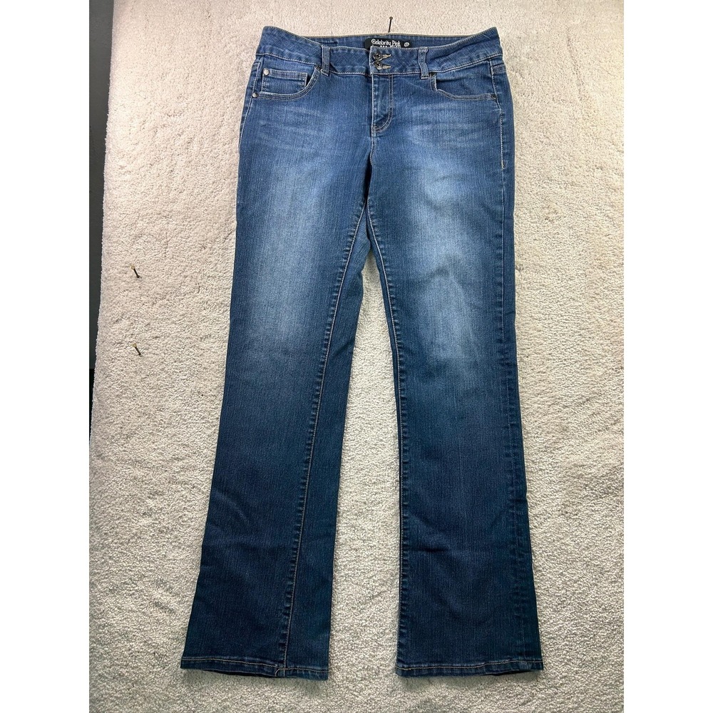 Celebrity Pink Jeans Womens 15 Bootcut Mid Rise Stretch Denim Classic Pockets